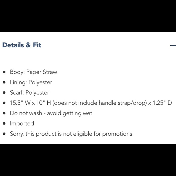 Draper James Everyday Straw Bag Shoulder Tote NWT - Picture 9 of 9